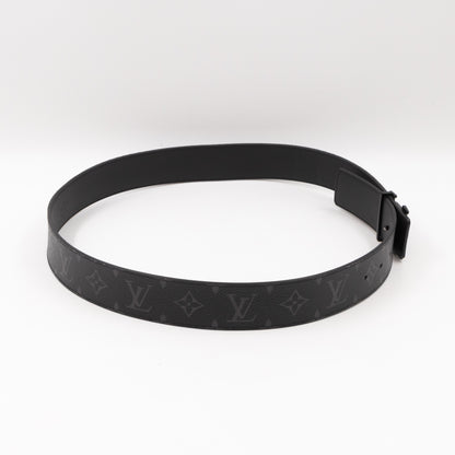 LV Initials Belt Monogram Eclipse Leather 90/36