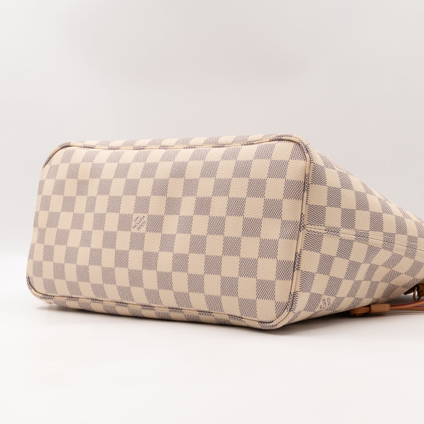 Neverfull MM Damier Azur Rose Ballerine