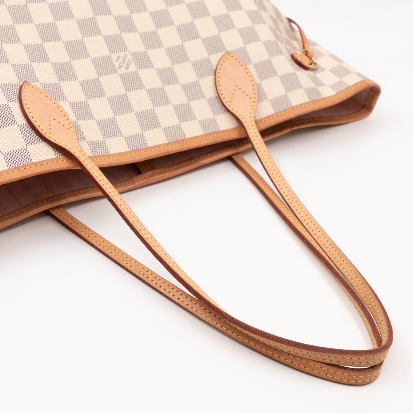 Neverfull MM Damier Azur Rose Ballerine