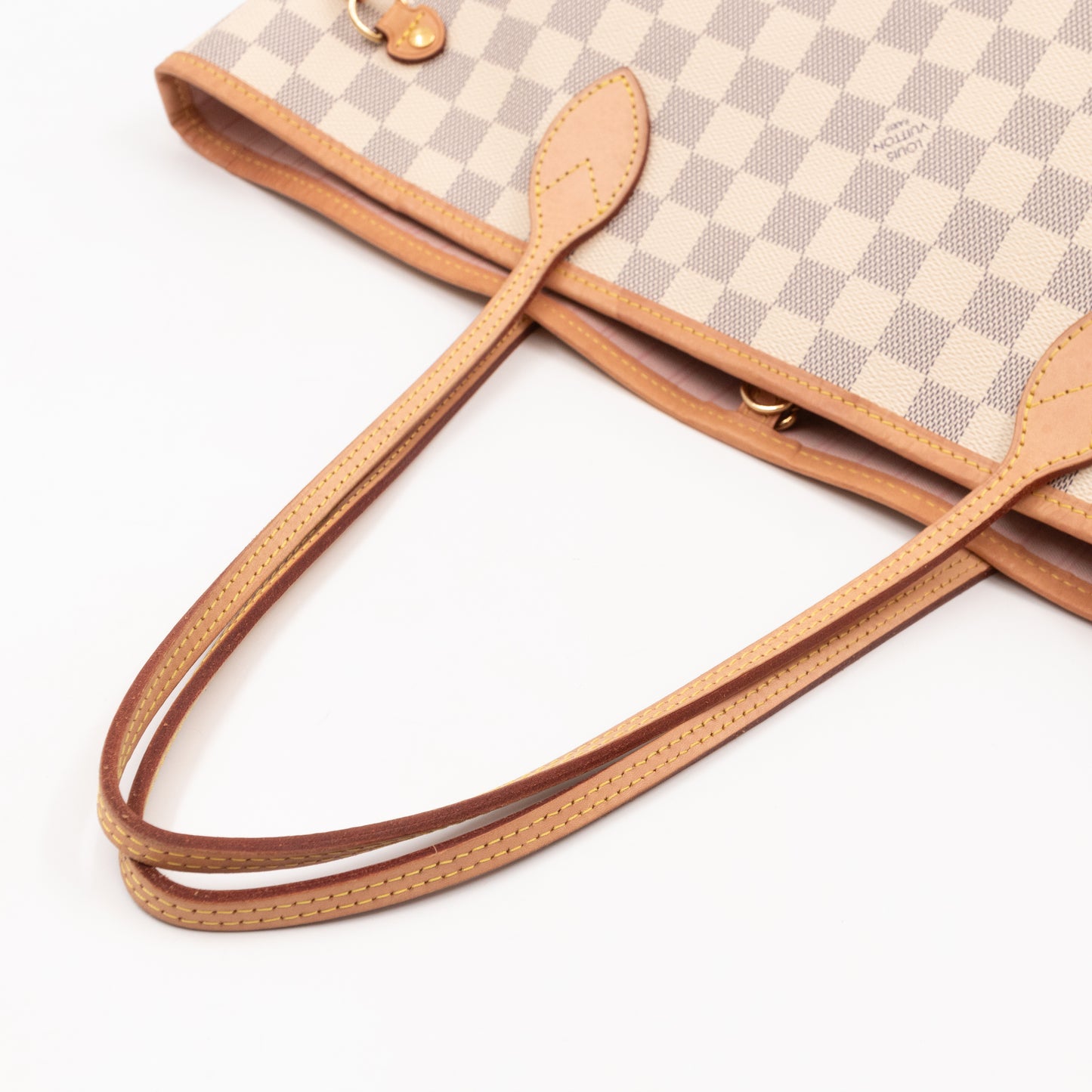 Neverfull MM Damier Azur Rose Ballerine