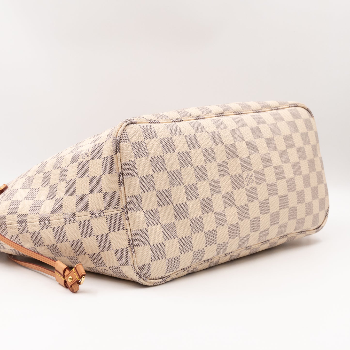 Neverfull MM Damier Azur Rose Ballerine