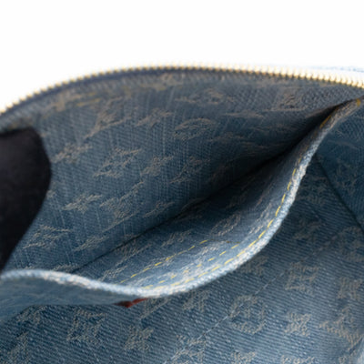 Cosmetic Pouch PM Monogram Sky Blue Denim