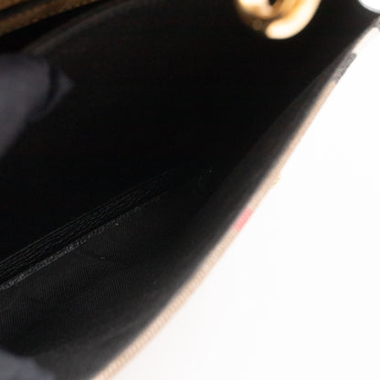 Macken Crossbody Bag House Check & Black Leather