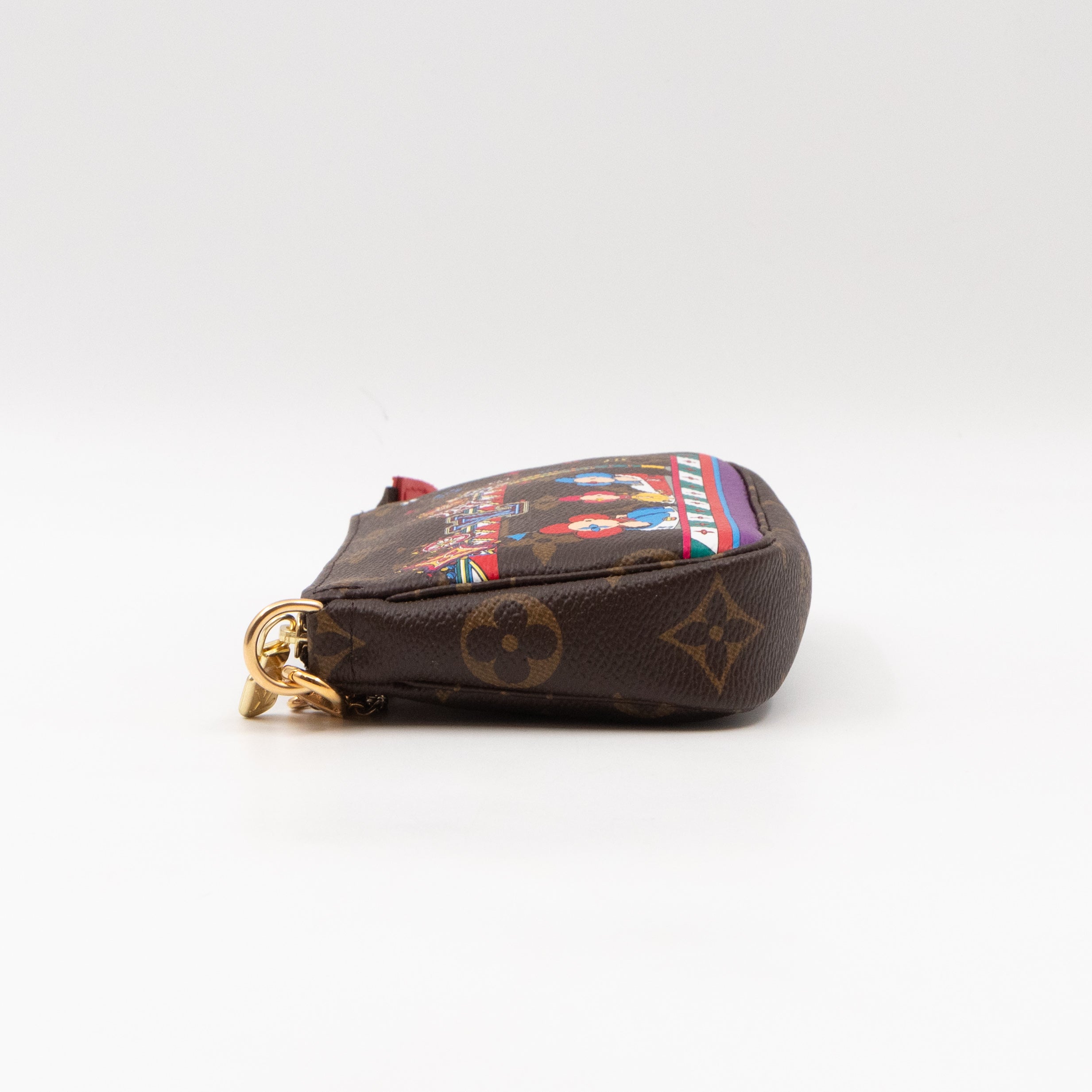 Mini Pochette Accessoires Monogram Christmas Animation Bumper Cars