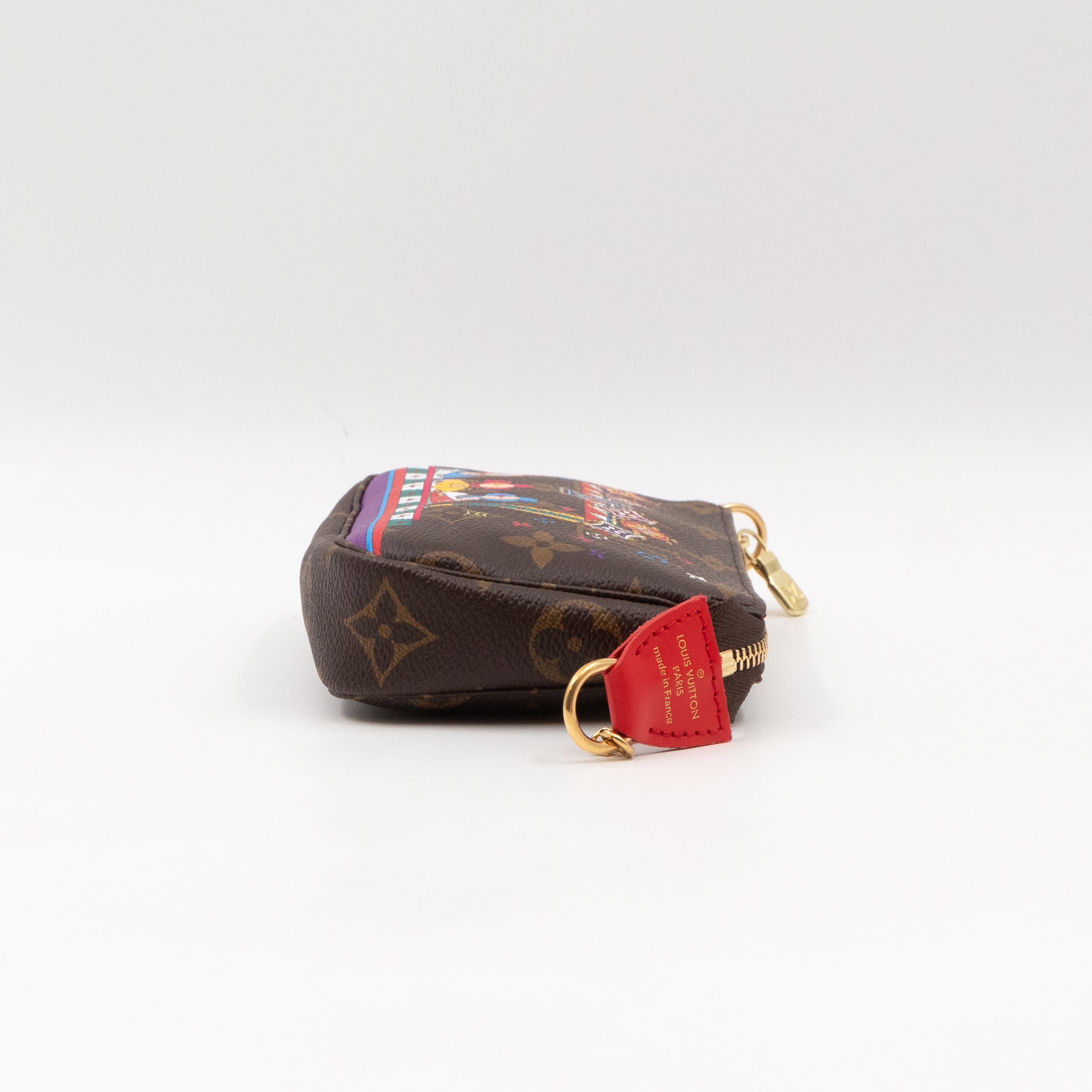 Mini Pochette Accessoires Monogram Christmas Animation Bumper Cars