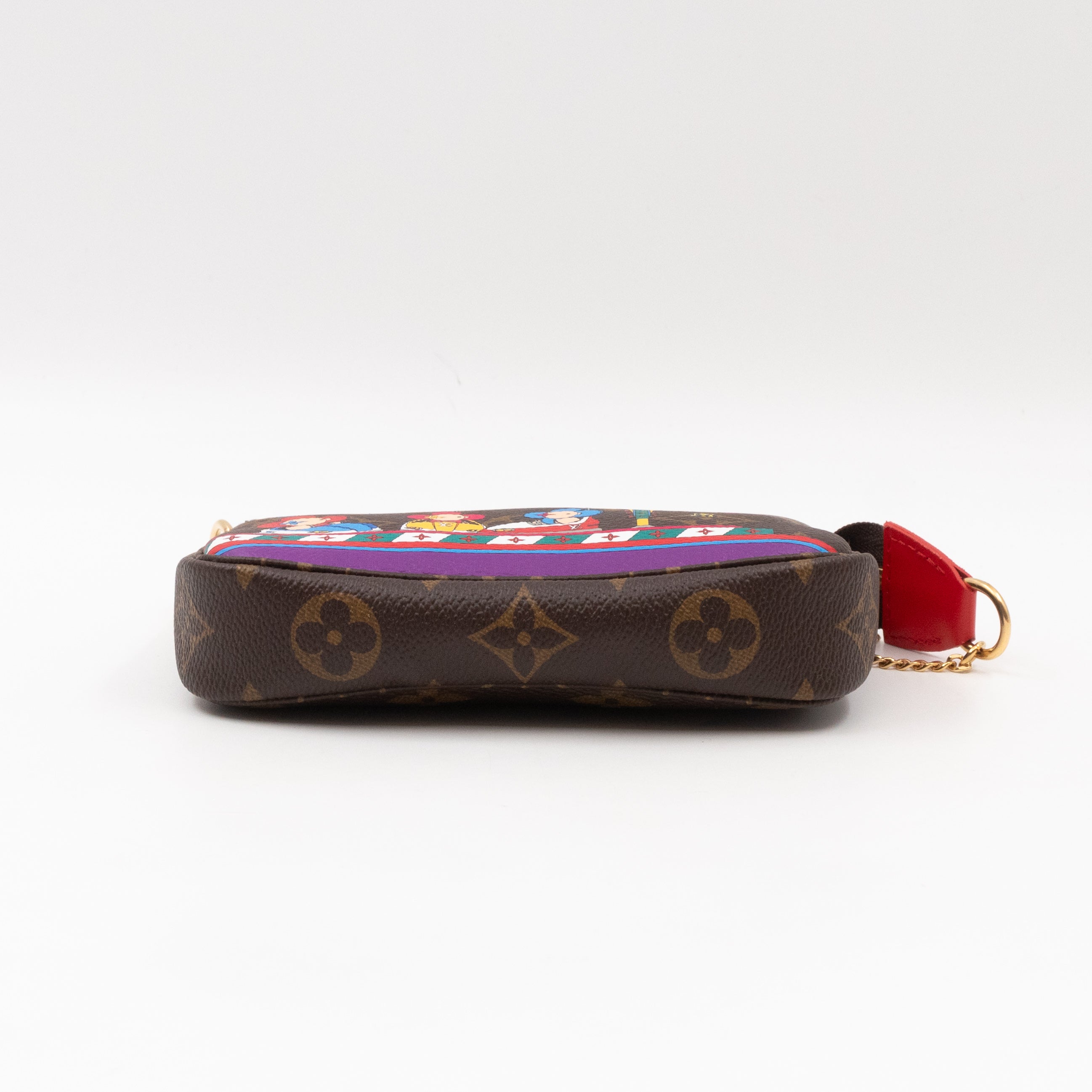Mini Pochette Accessoires Monogram Christmas Animation Bumper Cars