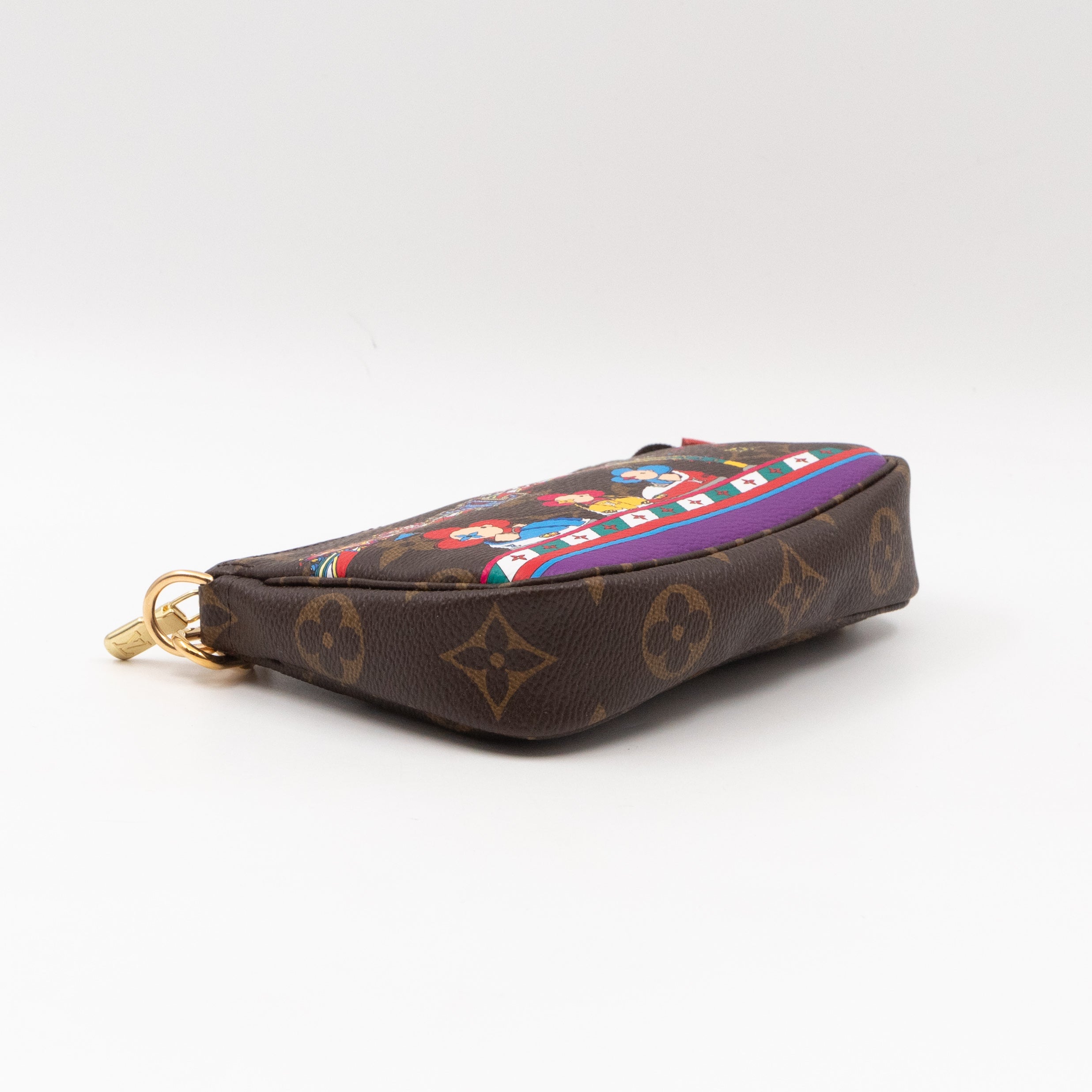 Mini Pochette Accessoires Monogram Christmas Animation Bumper Cars