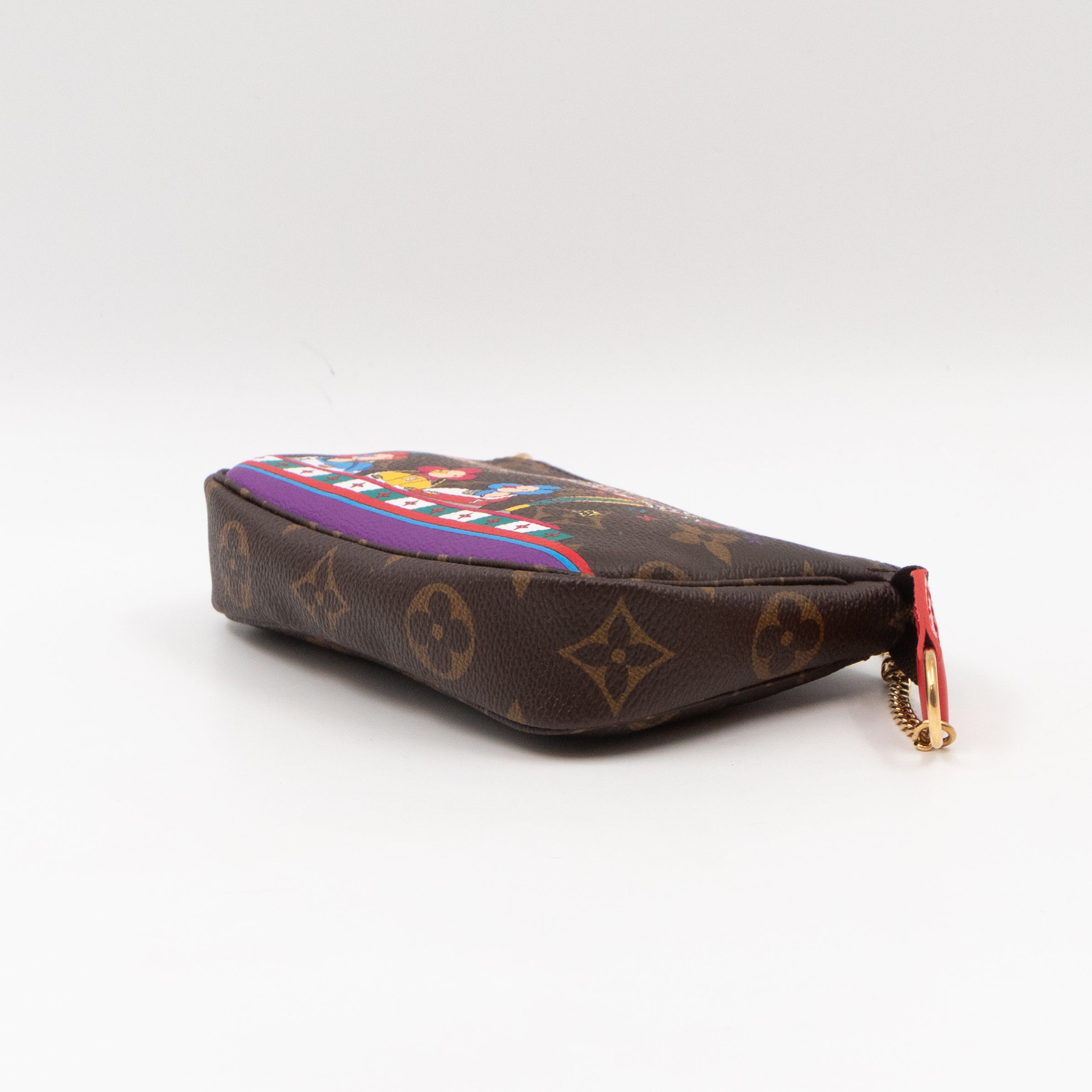Mini Pochette Accessoires Monogram Christmas Animation Bumper Cars