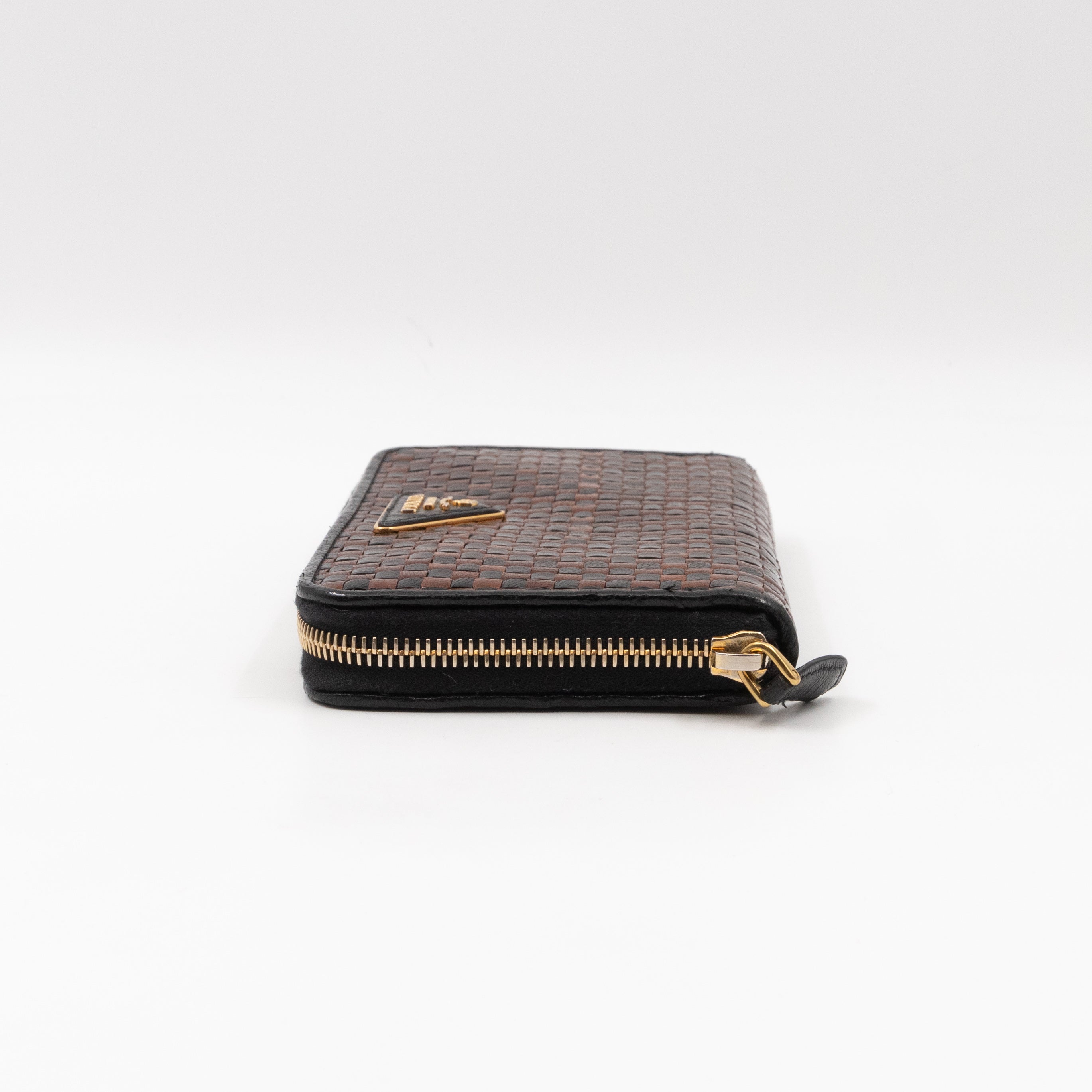 Madras Zip Around Wallet Brown