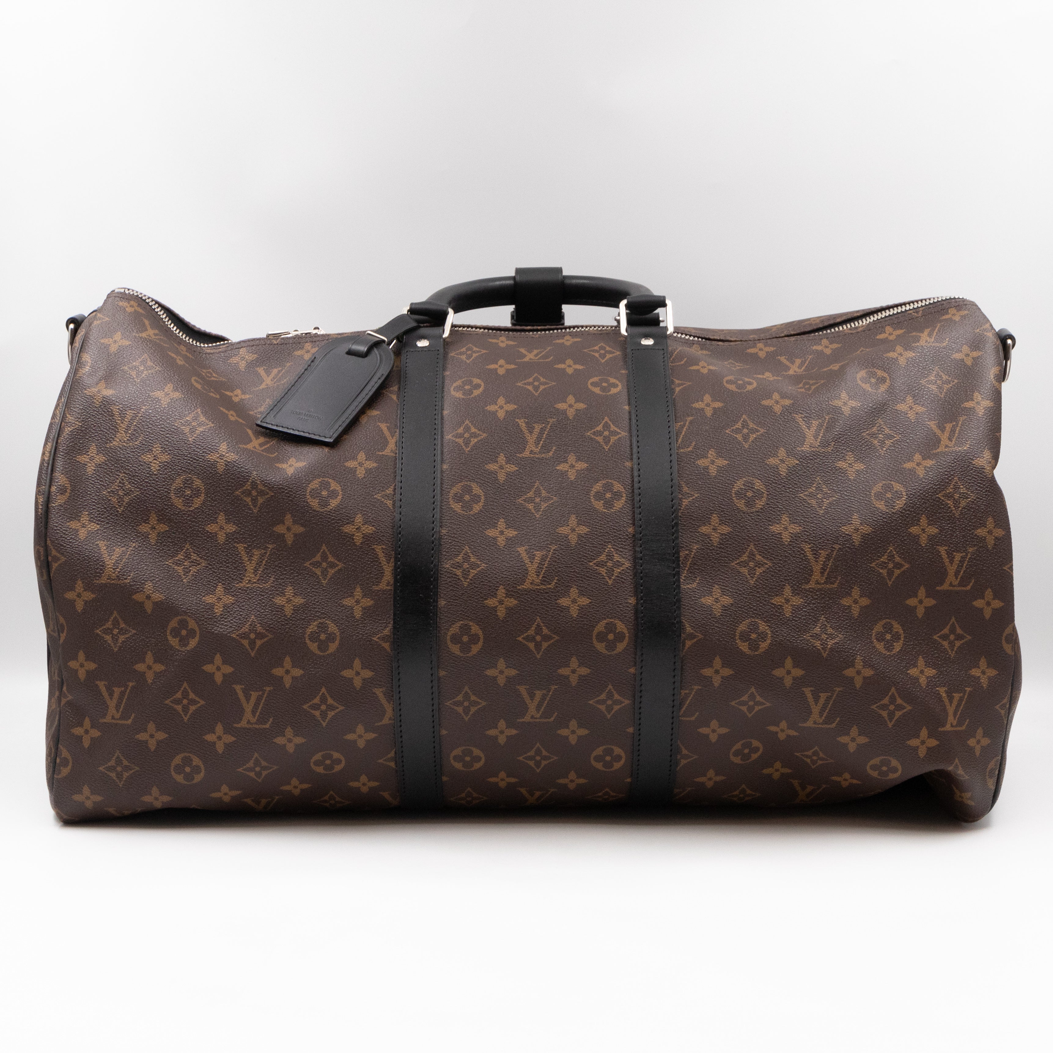 Keepall 55 Bandouliere Monogram Macassar