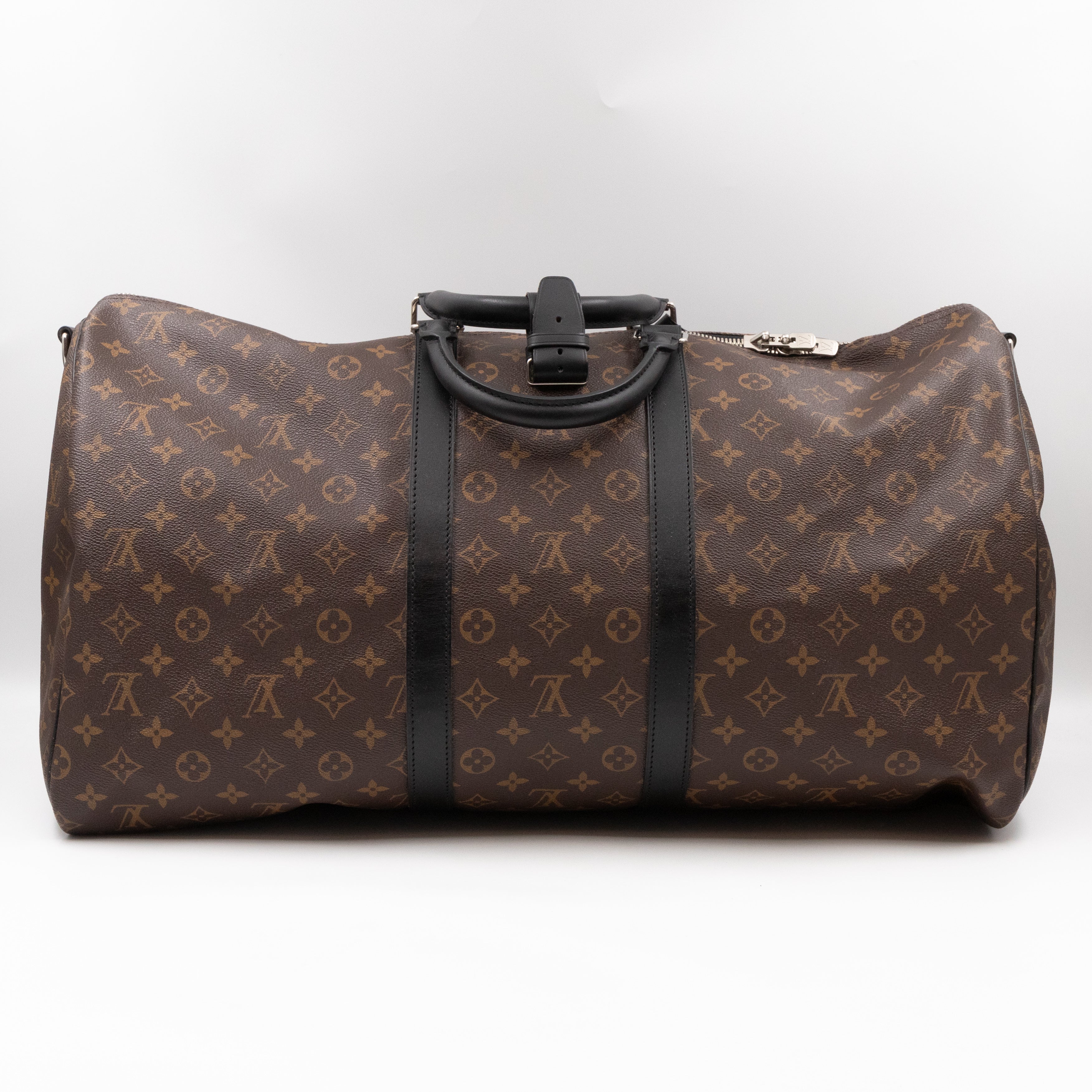 Keepall 55 Bandouliere Monogram Macassar
