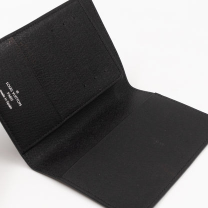 Passport Cover Black Leather