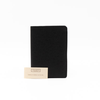 Passport Cover Black Leather