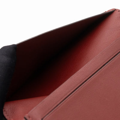 Citizen Twill Long Wallet Burgundy Leather