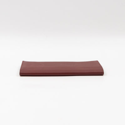 Citizen Twill Long Wallet Burgundy Leather