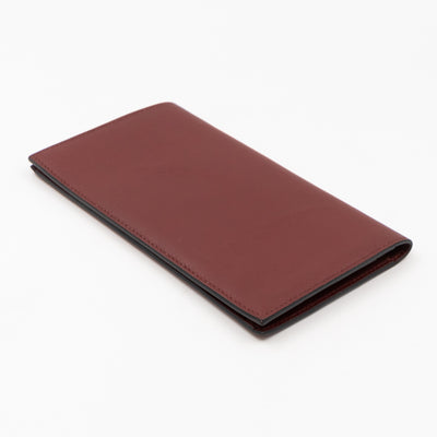 Citizen Twill Long Wallet Burgundy Leather