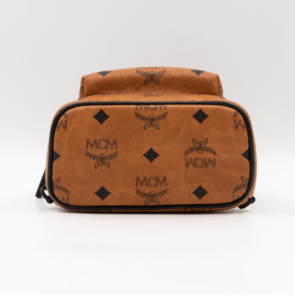 Mini Stark Crossbody Bag Visetos Cognac