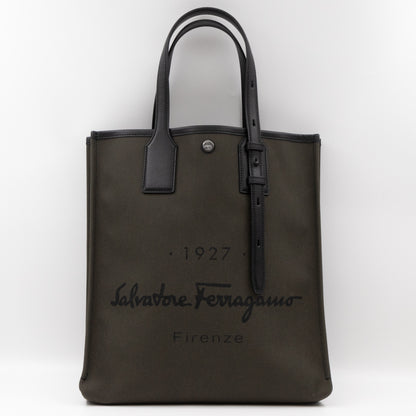 1927 Signature Canvas Tote Bag Green