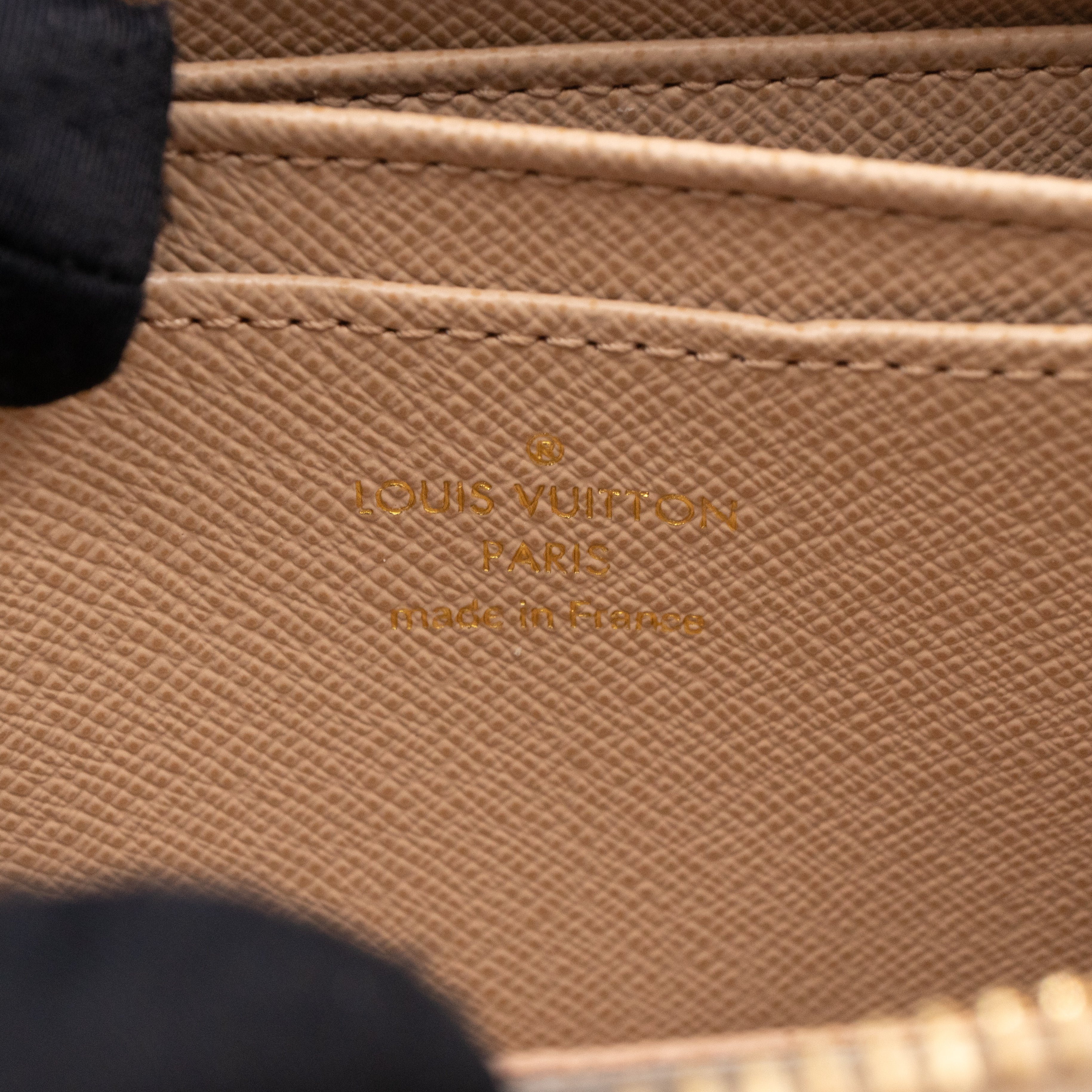Zippy Coin Purse Gold Monoglam Jacquard