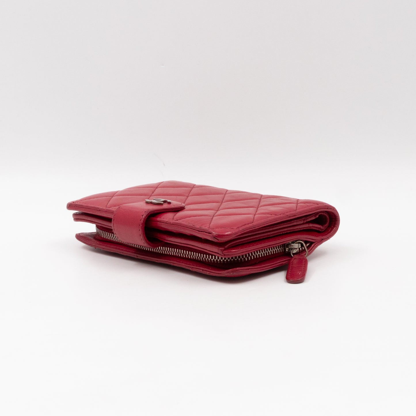 French Wallet Red Leather