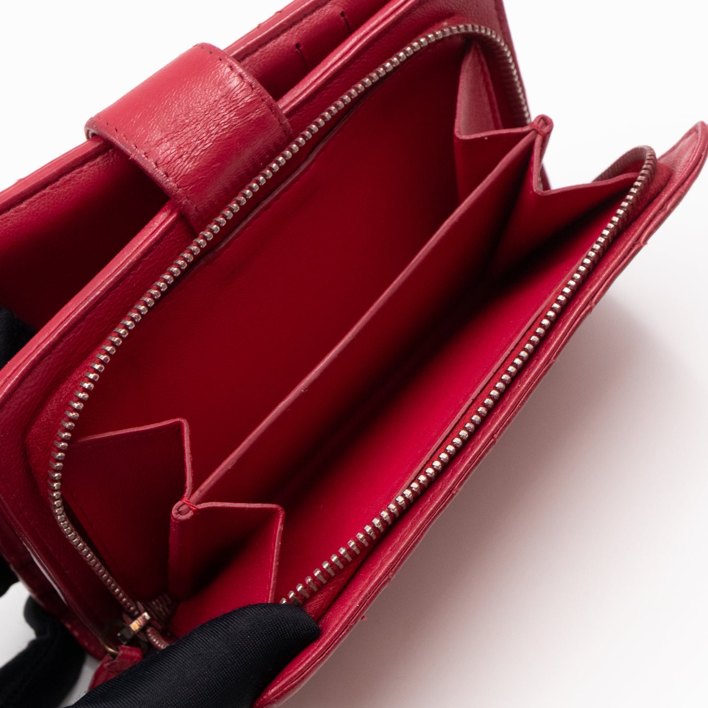 French Wallet Red Leather