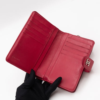 French Wallet Red Leather