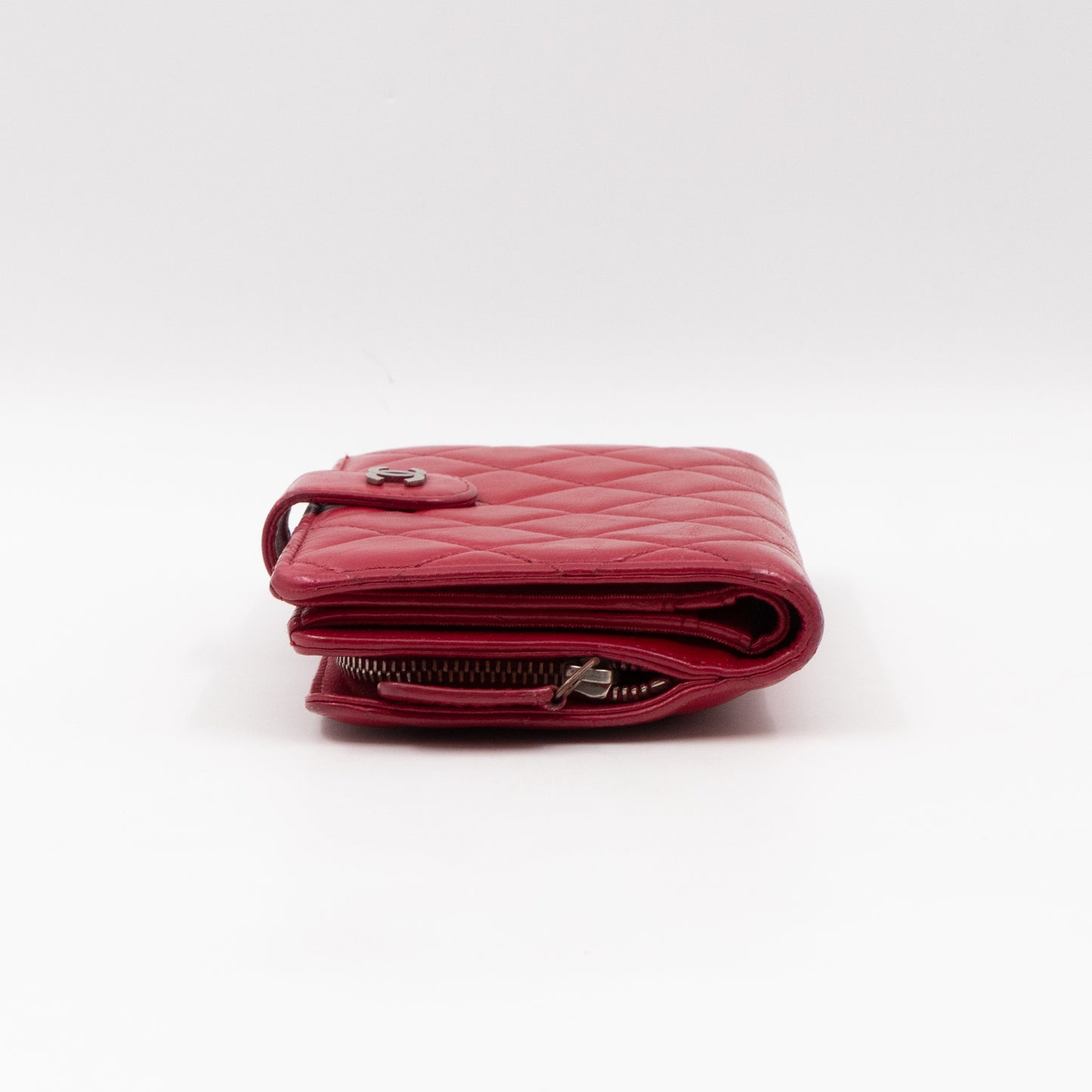 French Wallet Red Leather