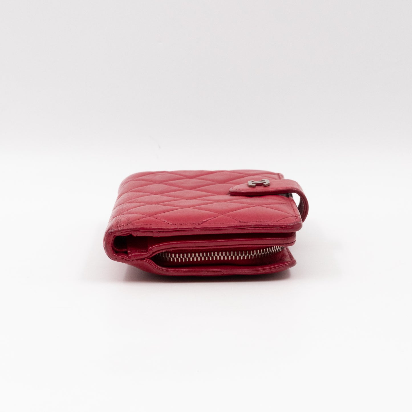 French Wallet Red Leather