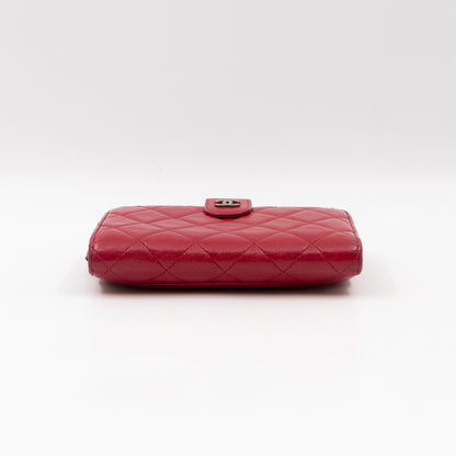 French Wallet Red Leather