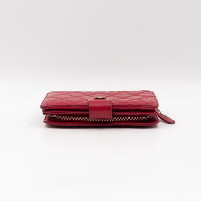 French Wallet Red Leather