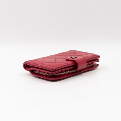 French Wallet Red Leather