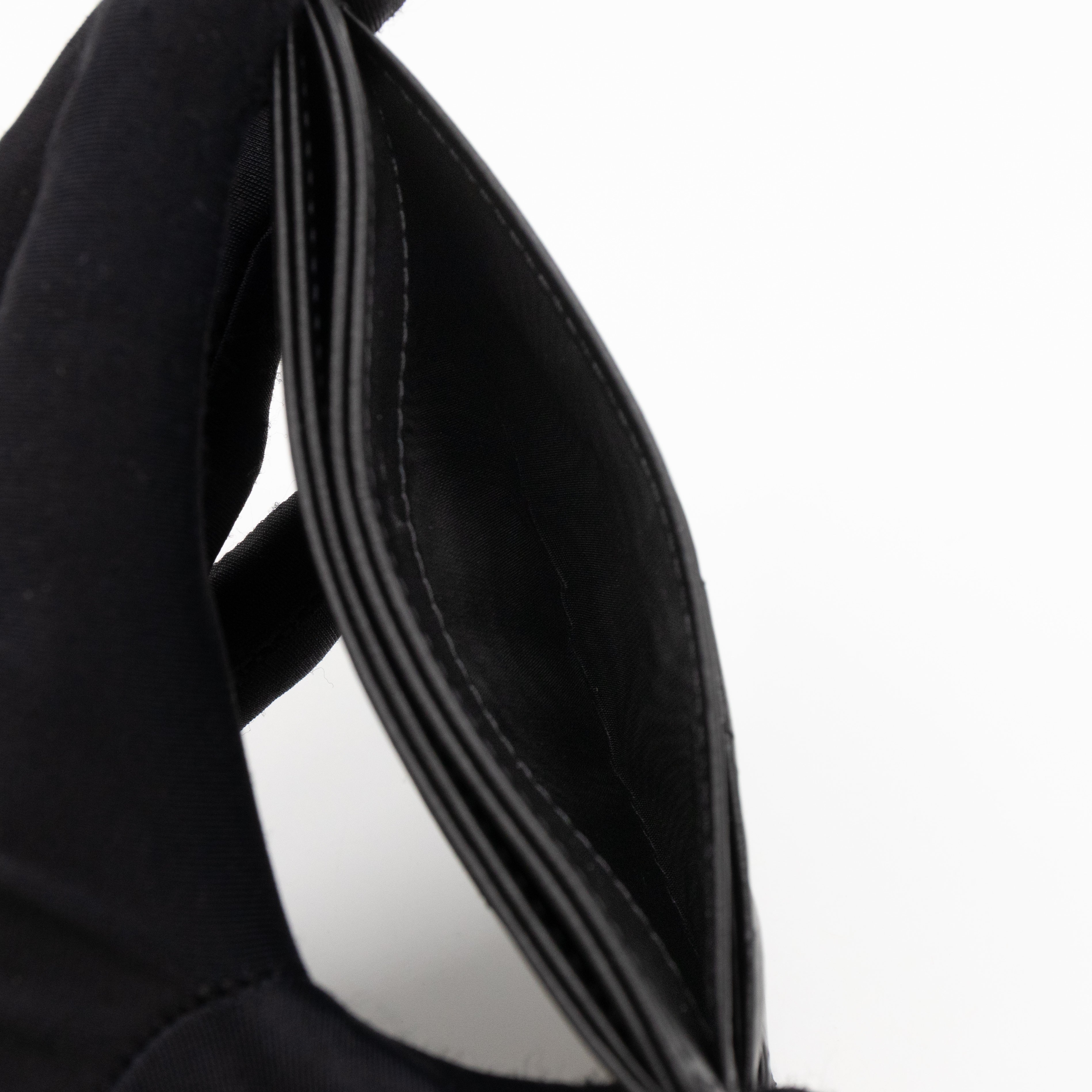 Gabrielle Card Holder Black Leather