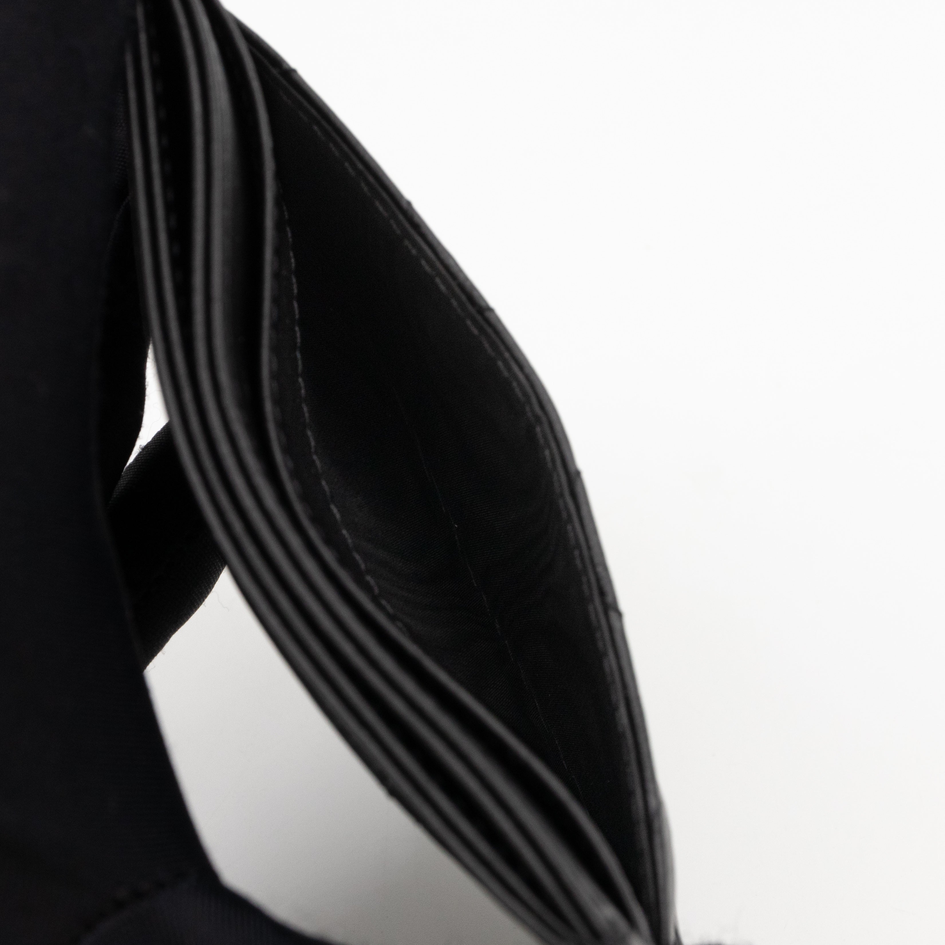 Gabrielle Card Holder Black Leather