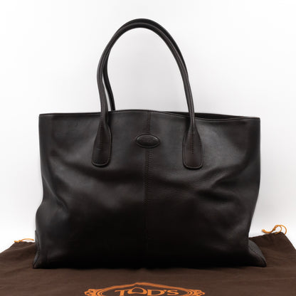 Vintage Di Tote Brown Leather