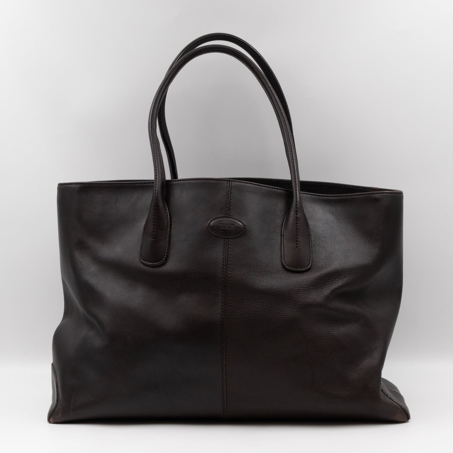 Vintage Di Tote Brown Leather