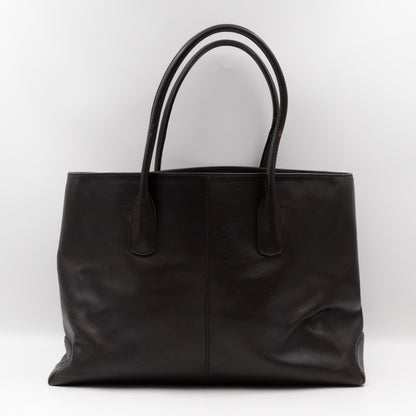 Vintage Di Tote Brown Leather