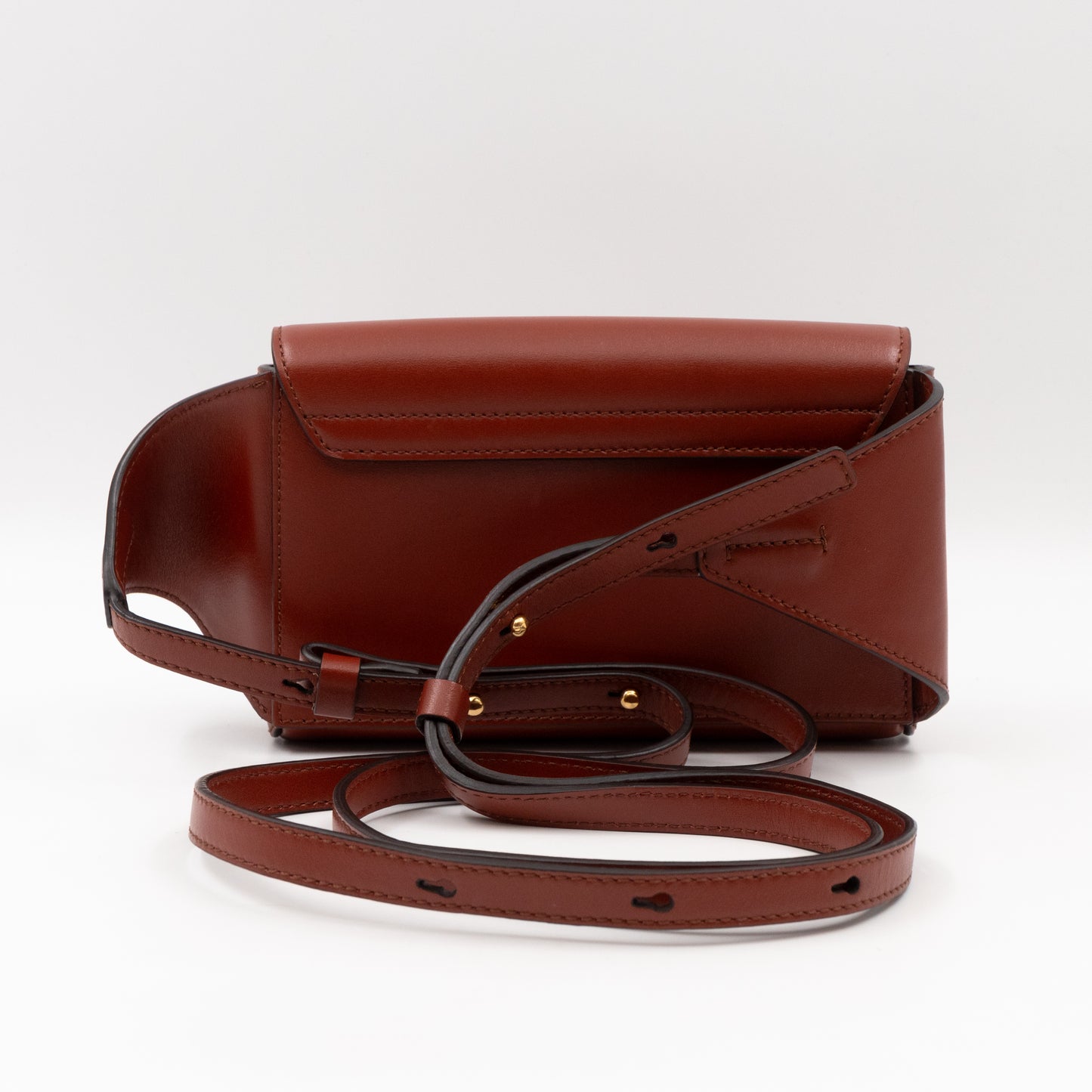 C Belt Bag Brown Leather