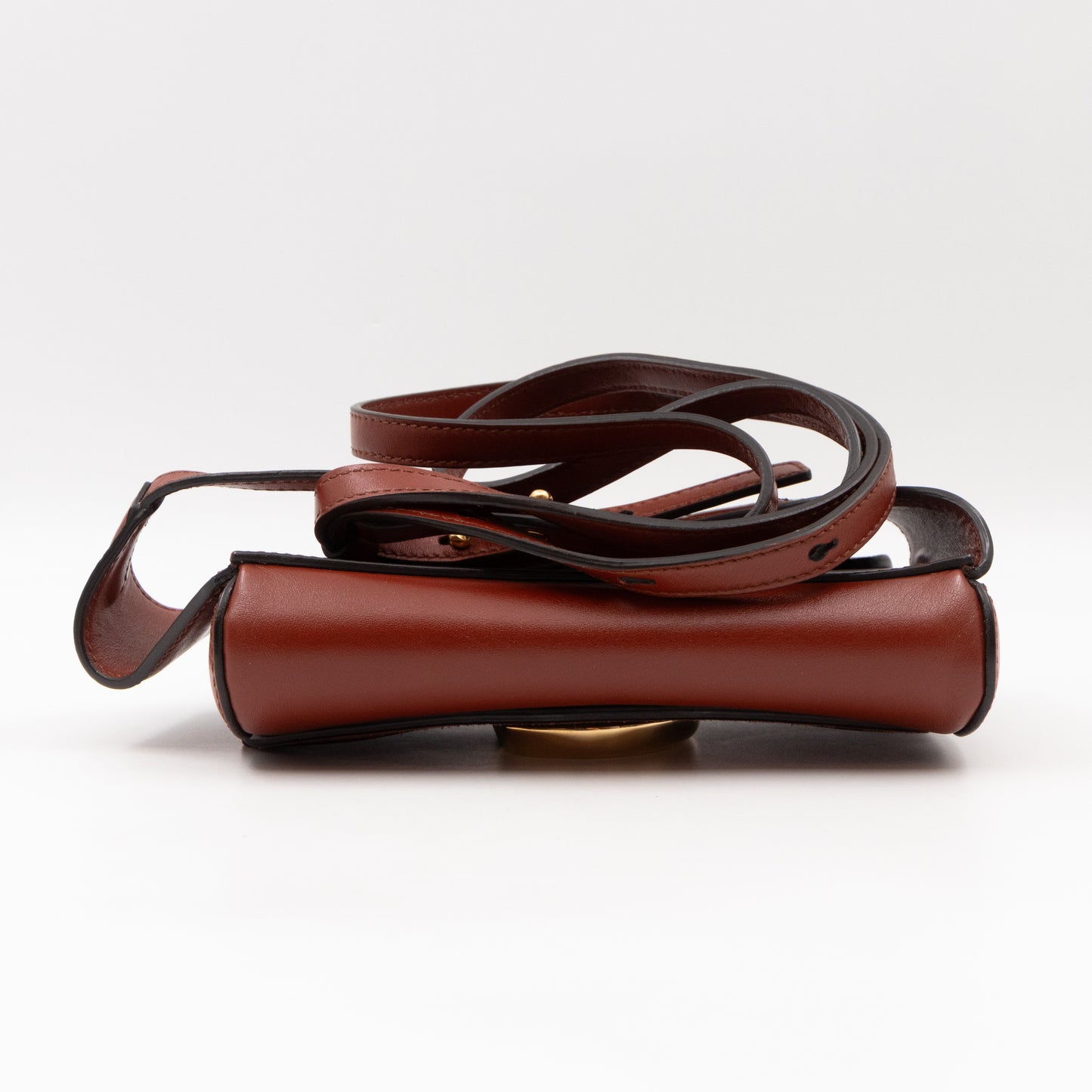 C Belt Bag Brown Leather