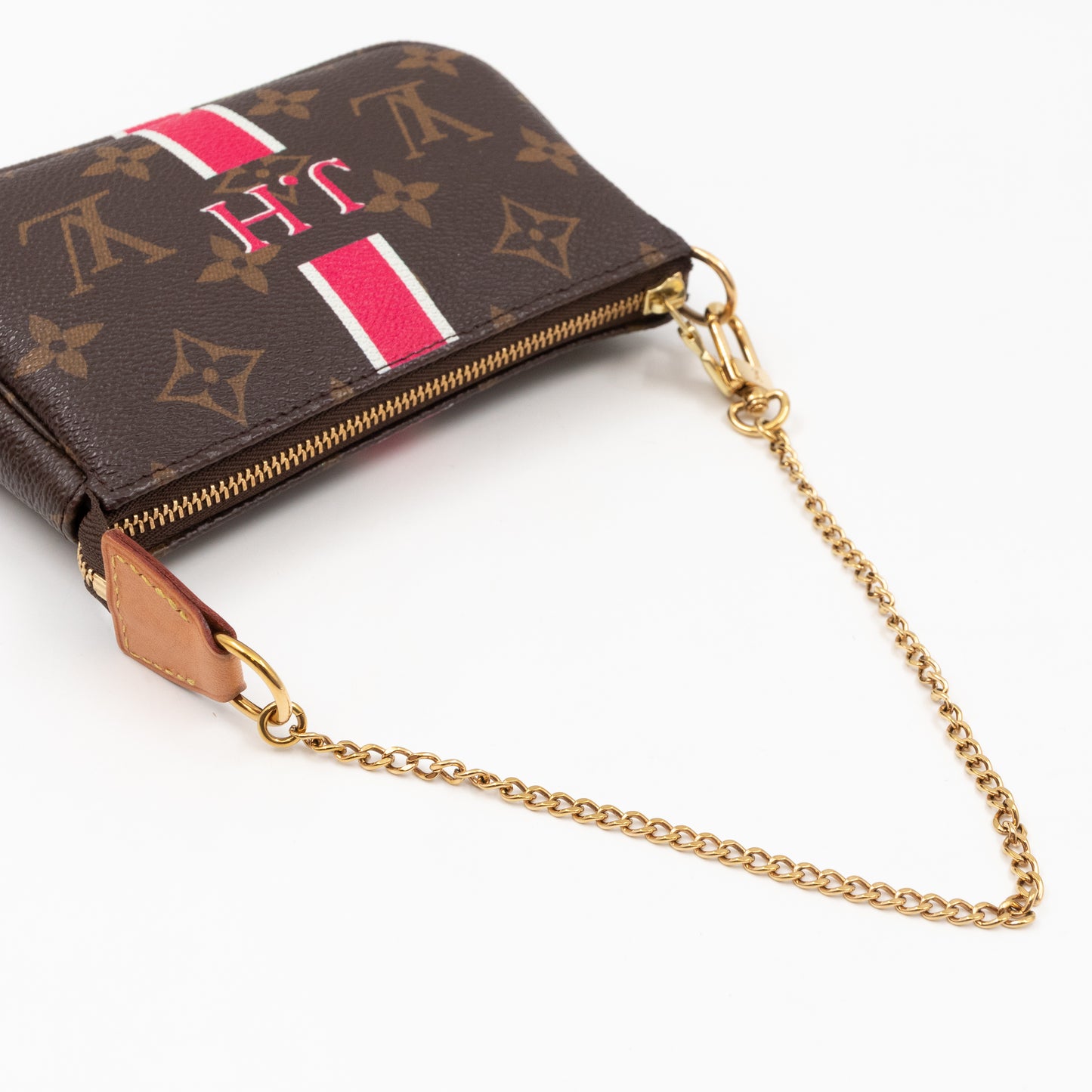 Mini Pochette Accessoires Monogram My LV Heritage Fuchsia White