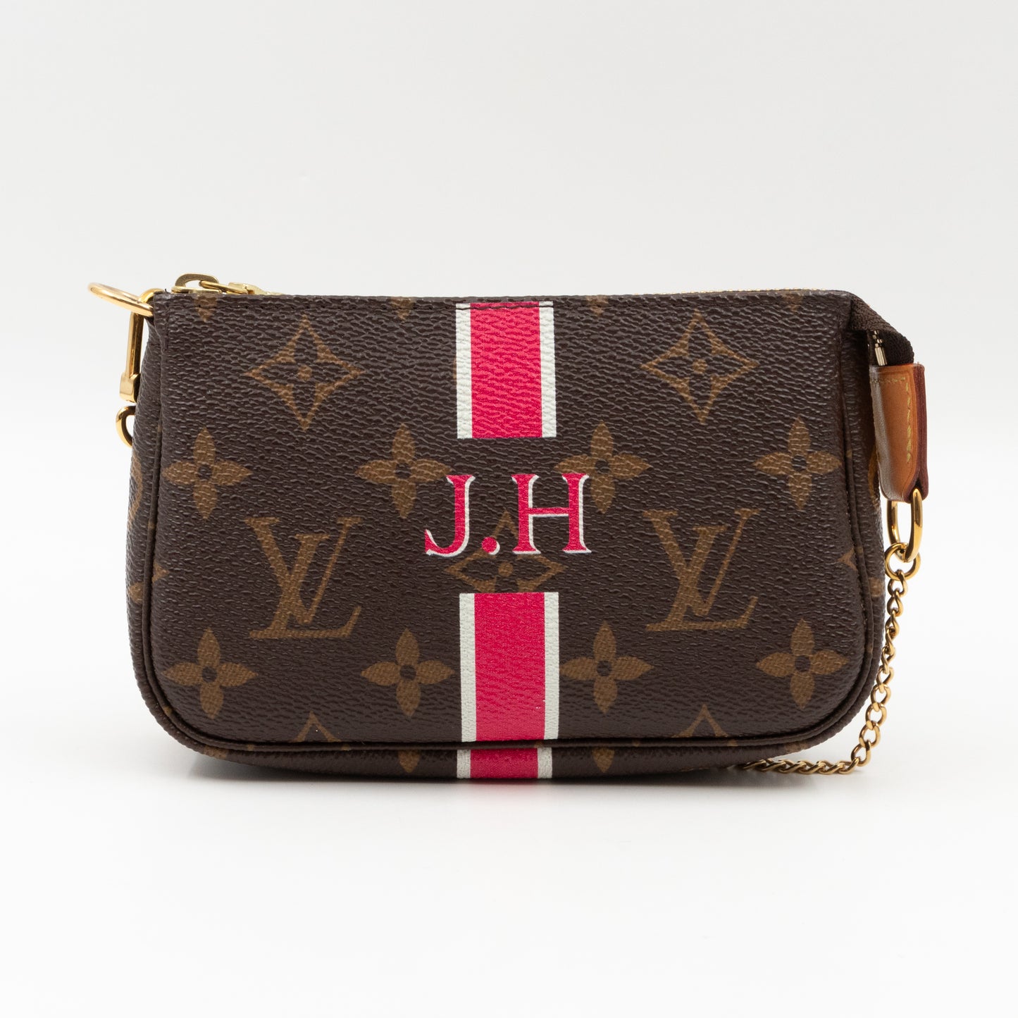 Mini Pochette Accessoires Monogram My LV Heritage Fuchsia White