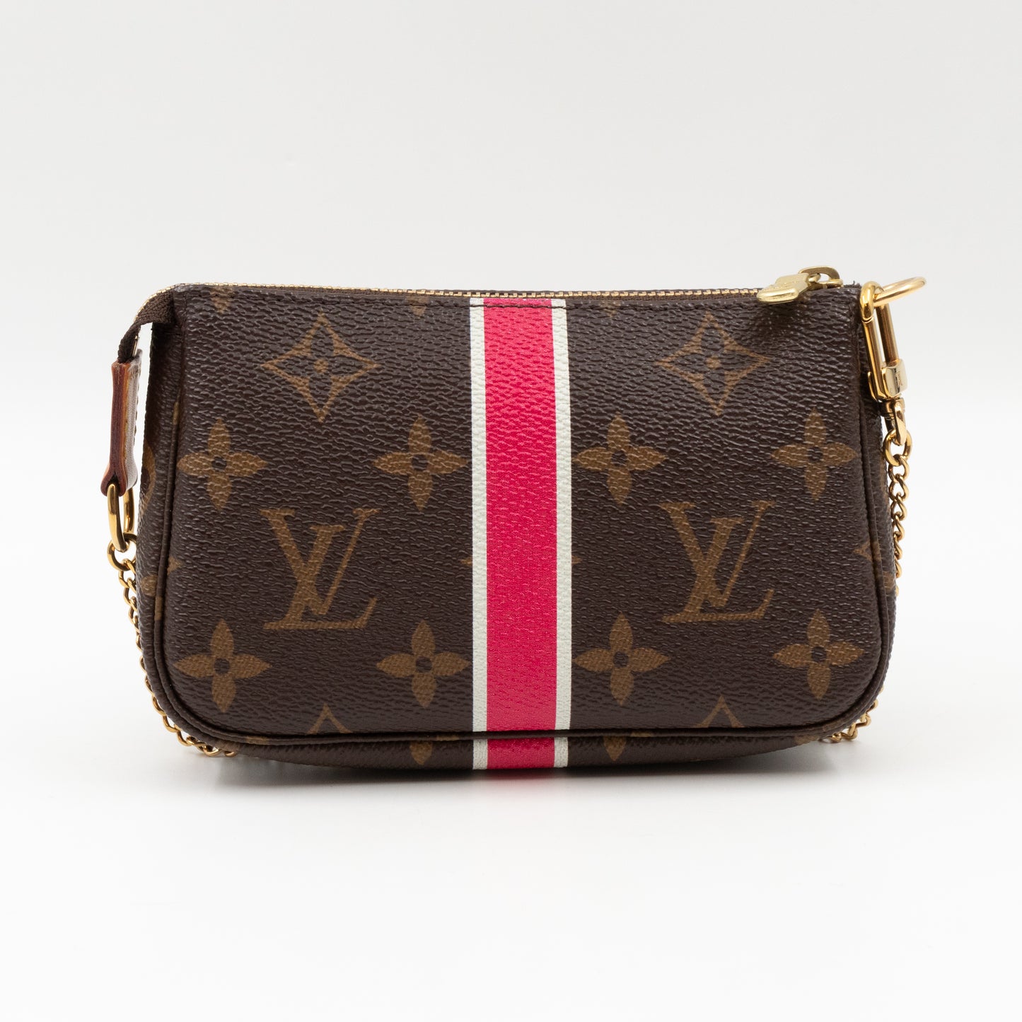 Mini Pochette Accessoires Monogram My LV Heritage Fuchsia White