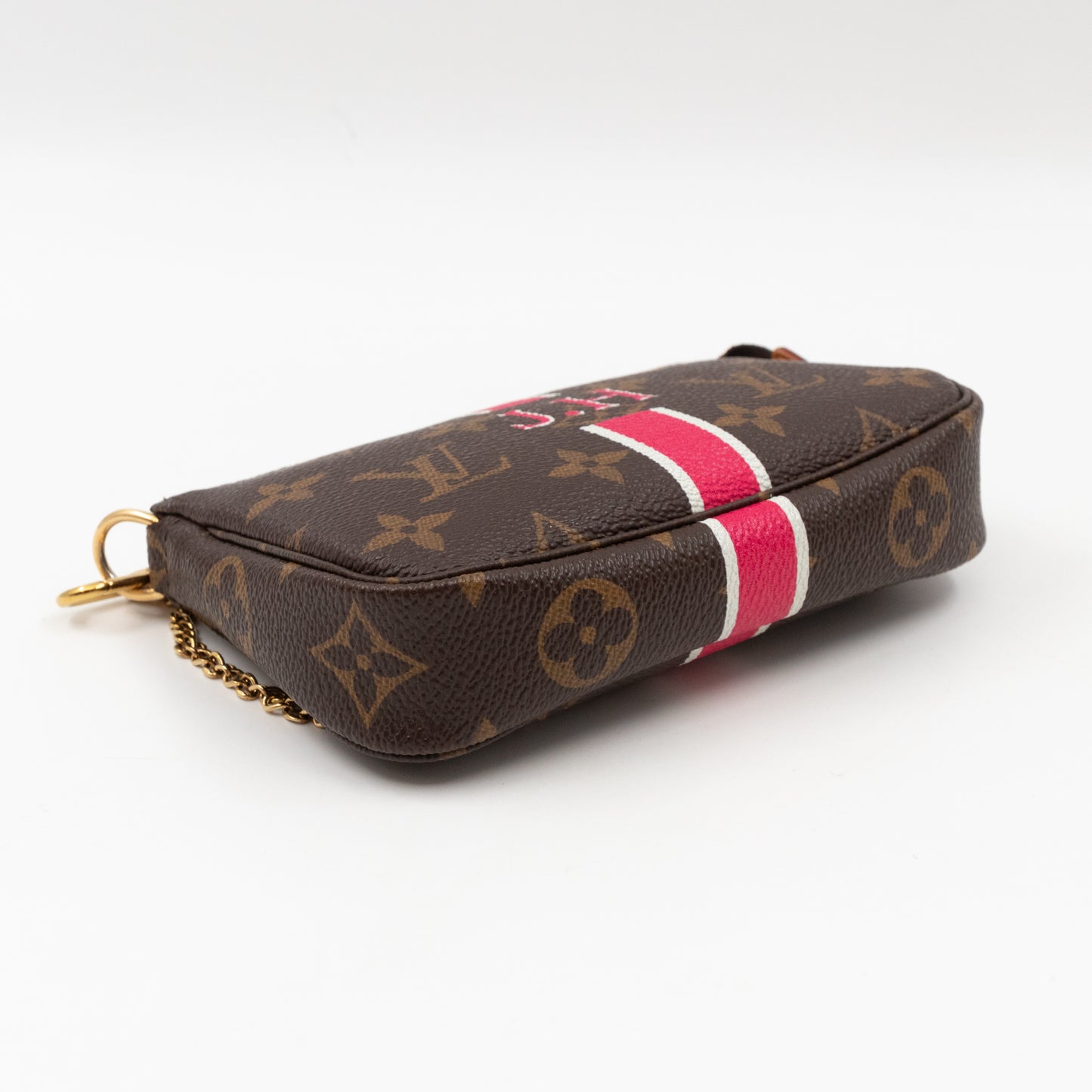 Mini Pochette Accessoires Monogram My LV Heritage Fuchsia White