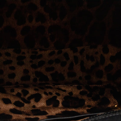 Sicily Large Black Sequins Leather