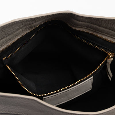 Classic City Metallic Edge Grey Leather