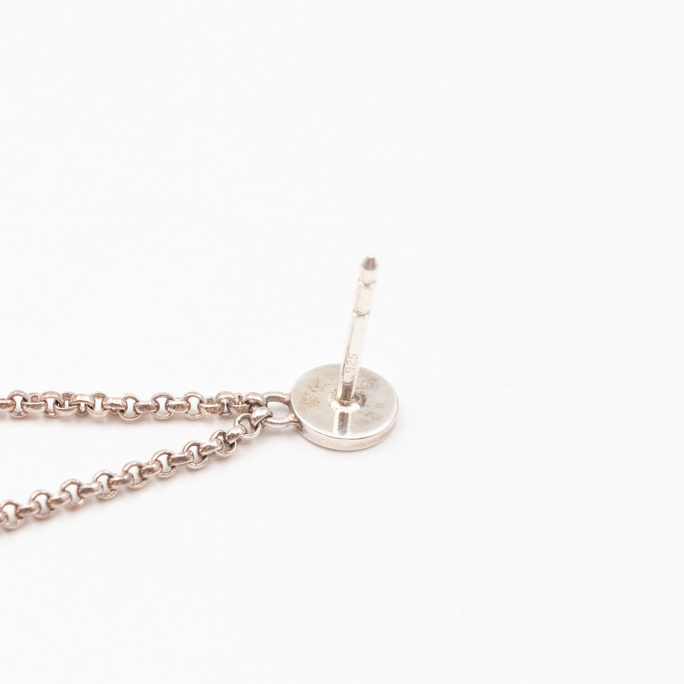 Ex-Libris Earrings 925 Silver & 18K Rose Gold
