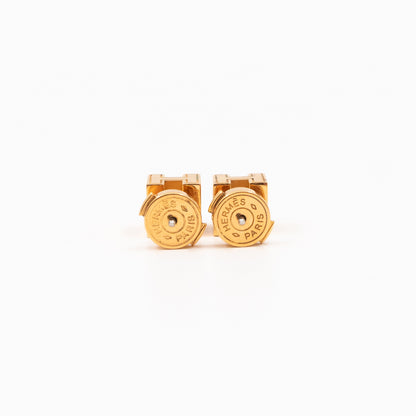 Cage d'H Earrings Blue Gold