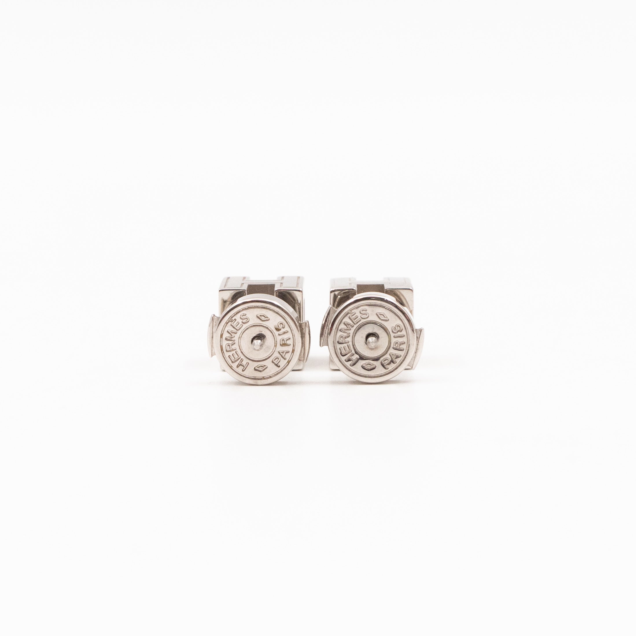 Cage d'H Earrings Pink Palladium