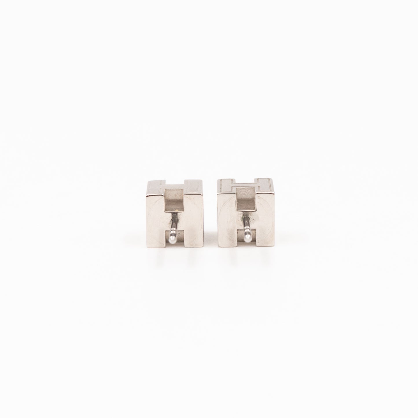 Cage d'H Earrings Pink Palladium