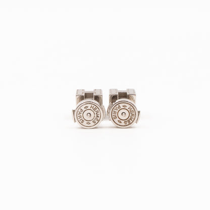 Cage d'H Earrings White Palladium