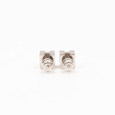 Cage d'H Earrings Black Palladium